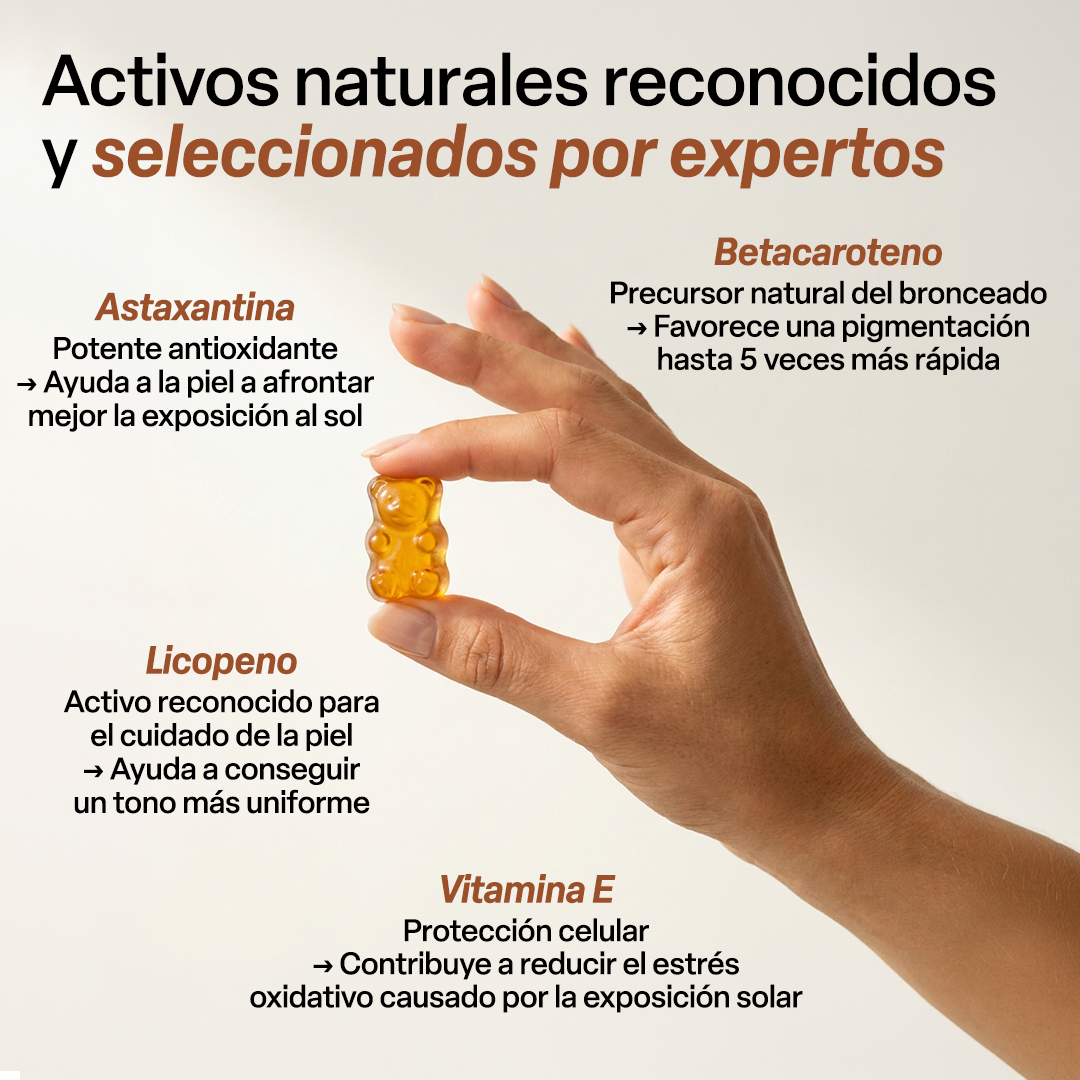 Gummies Aceleradoras del Bronceado