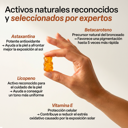 Gummies Aceleradoras del Bronceado